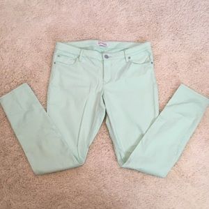 Express Mint Skinny Jeans NWOT
